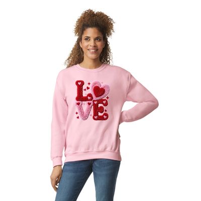 Love Chenille Valentine Sweatshirt