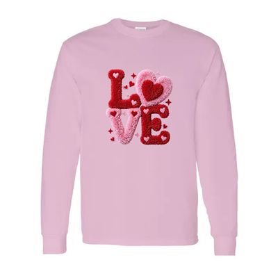 Love Chenille Valentine Long Sleeve Shirt