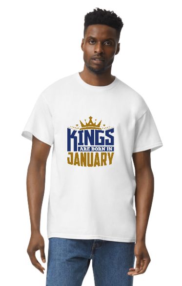 Kings Are Born Birthday Shirt for Men