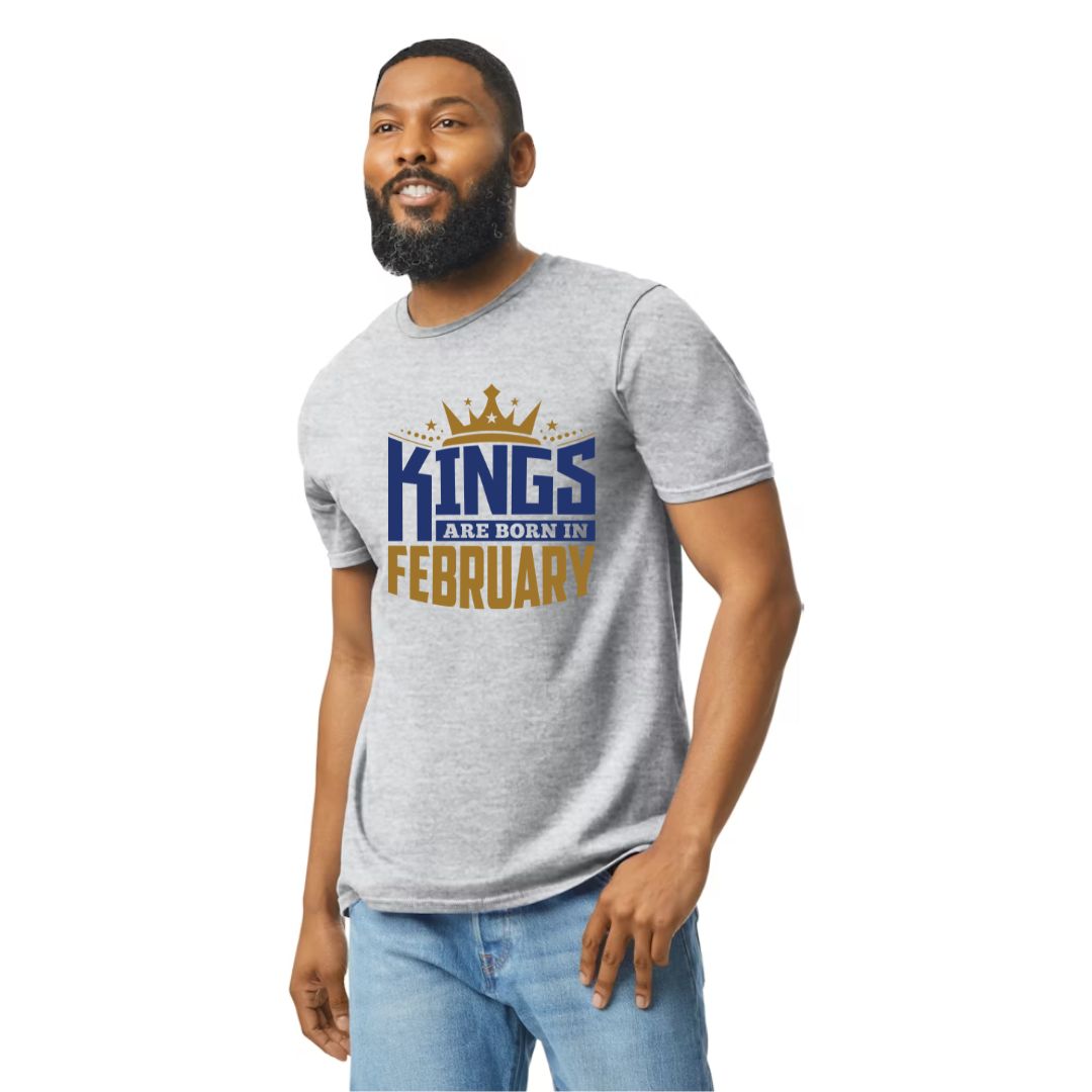 Kings Are Born Birthday Shirt for Men