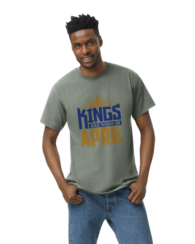 Kings Are Born Birthday Shirt for Men