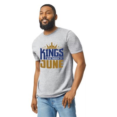 Kings Are Born Birthday Shirt for Men