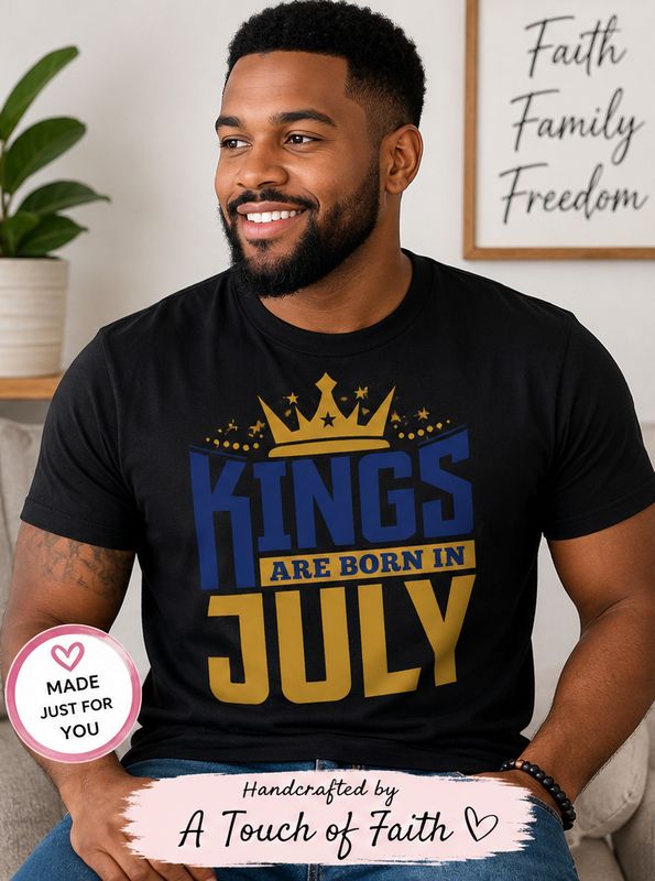 Kings Are Born Birthday Shirt for Men