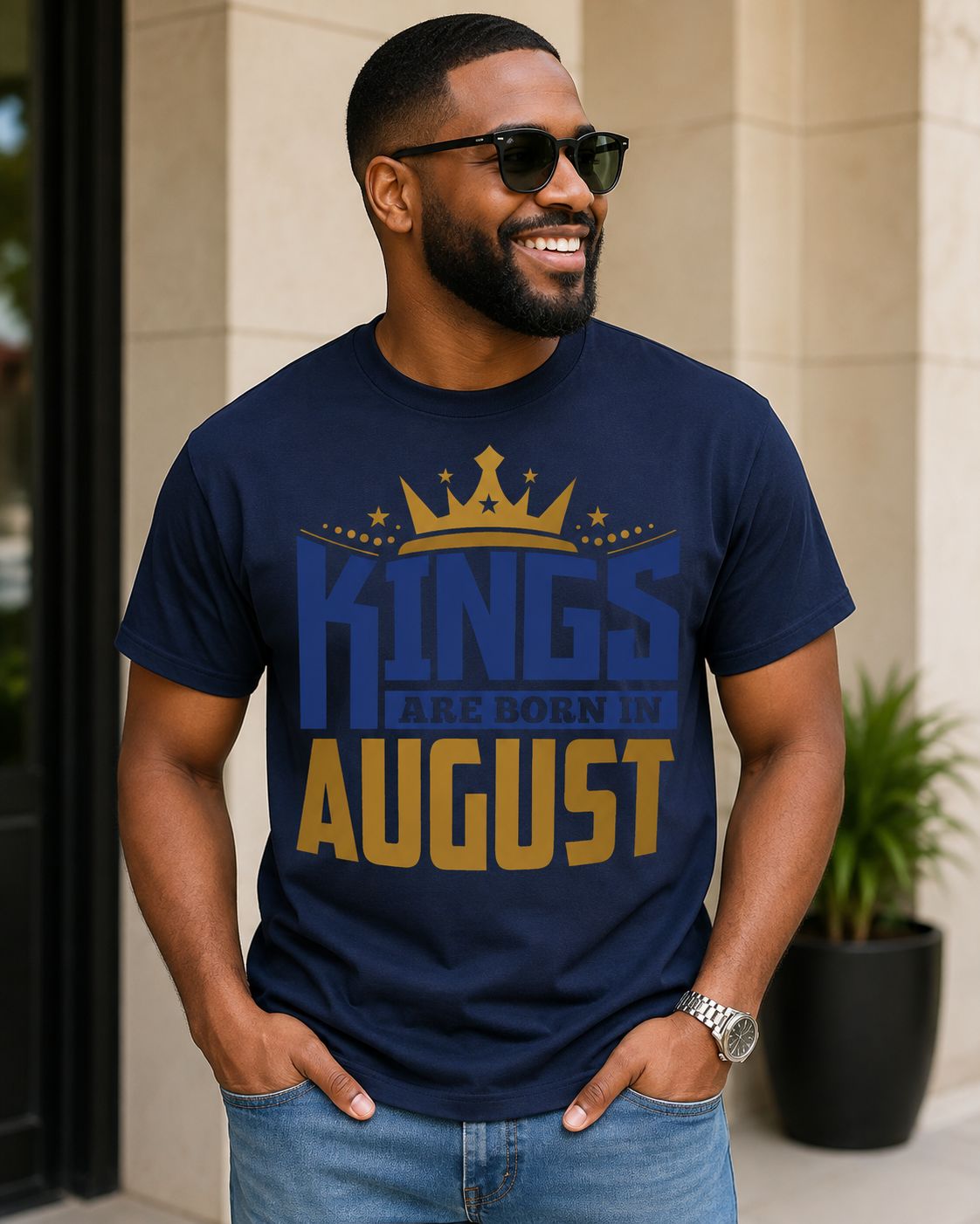 Kings Are Born Birthday Shirt for Men