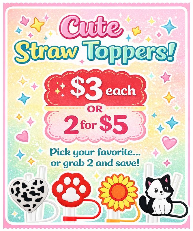 Straw Toppers