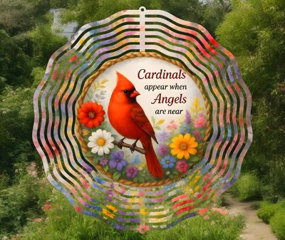 Cardinal Wind Spinner