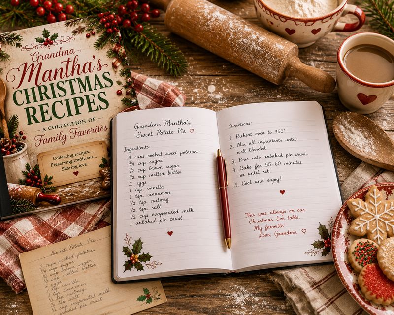 Christmas Recipes Notebook