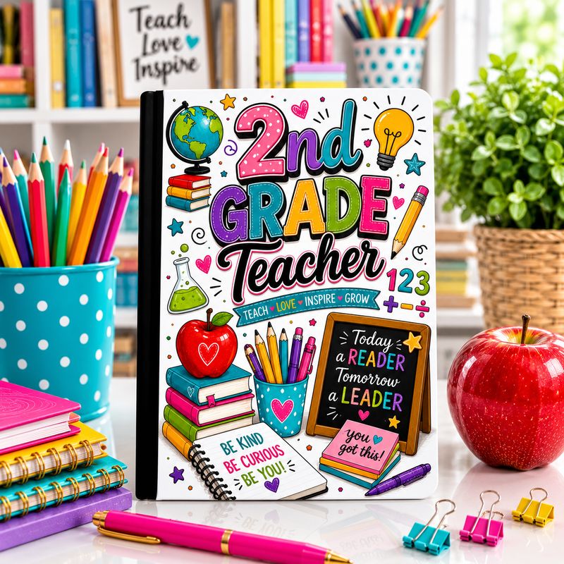 Personalized Grade Level Teacher Composition Notebook