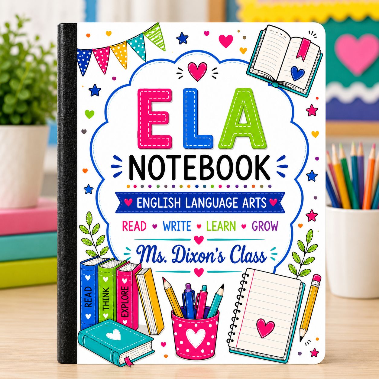 Personalized Student Classroom Notebooks | Custom Classroom Sets