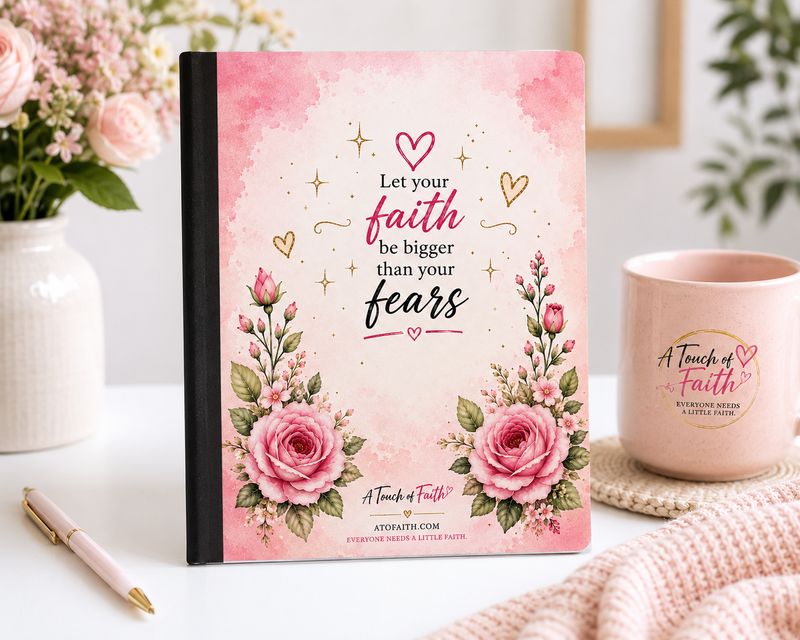 Faith for Today Composition Notebook | Christian Faith Journal | Scripture Reflection Notebook | Inspirational Gift
