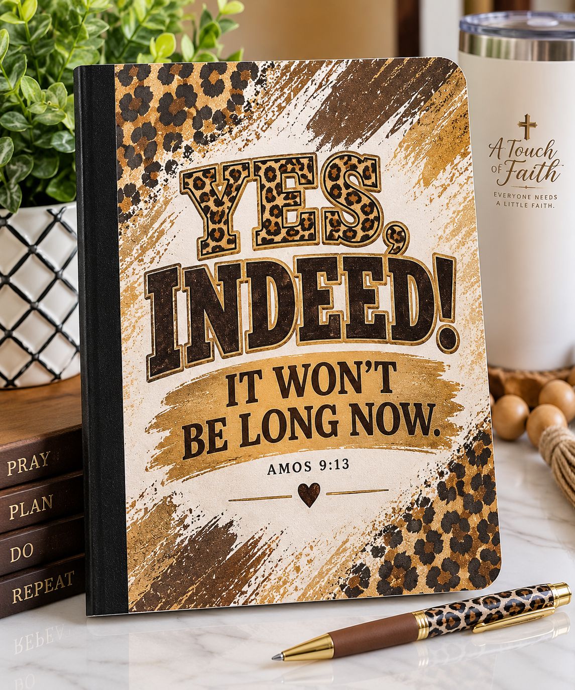 Yes, Indeed! It Won’t Be Long Now — Amos 9:13 Composition Notebook