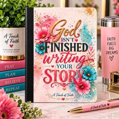 God Isn’t Finished Writing Your Story Faith Notebook