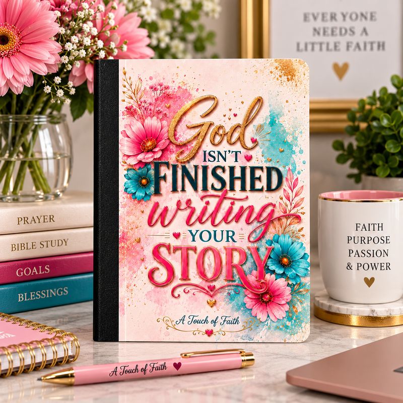 God Isn’t Finished Writing Your Story Faith Notebook