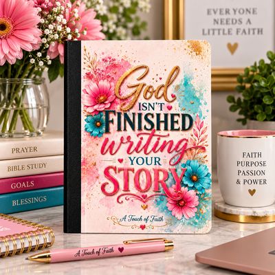 God Isn’t Finished Writing Your Story Faith Notebook