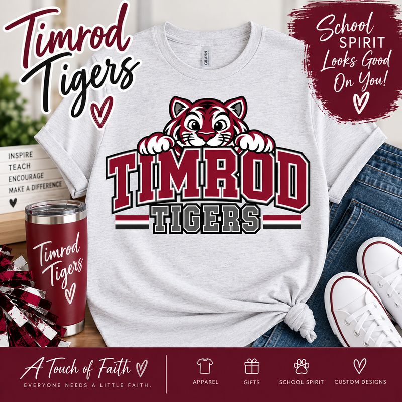 Timrod Tigers School Spirit T-Shirt | Timrod Elementary