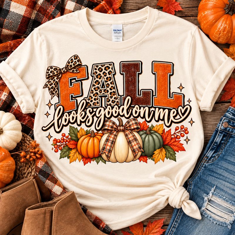 Fall Looks Good on Me Graphic T-Shirt