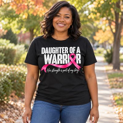 Daughter of a Warrior Breast Cancer Awareness Shirt