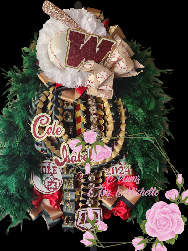 DELUXE GARTER - Select Single, Double or Triple  FRESHMAN, SOPHOMORE, JUNIOR OR SENIOR  **MOST POPULAR OPTION**