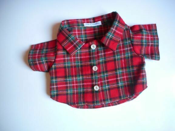 Shirt - red tartan. Last one in this fabric! Shirt - red tartan. Last one in this fabric!