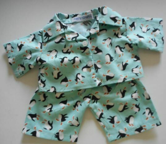 NEW penguin print pyjamas for 21 to 25cm bear NEW penguin print pyjamas for 21 to 25cm bear