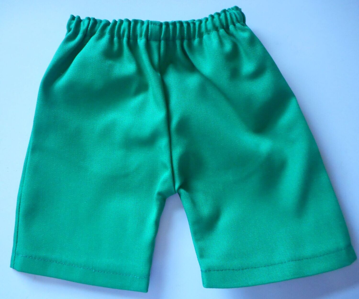 Trousers with side pockets - Bright green cotton drill Trousers with side pockets - Bright green cotton drill