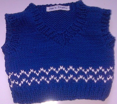 Tank top for bear - royal blue and white Tank top for bear - royal blue and white