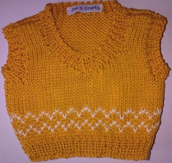 Tank top for bear - gold and cream Tank top for bear - gold and cream