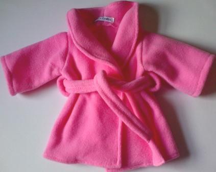 Dressing gown - pink fleece Dressing gown - pink fleece