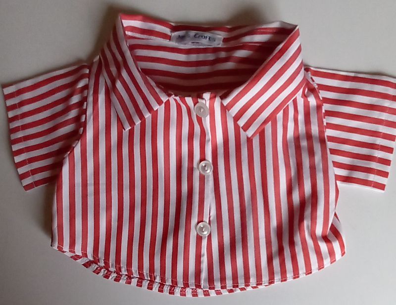 Shirt - Red and white stripe.