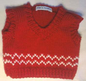 Tank top for bear - red and white Tank top for bear - red and white