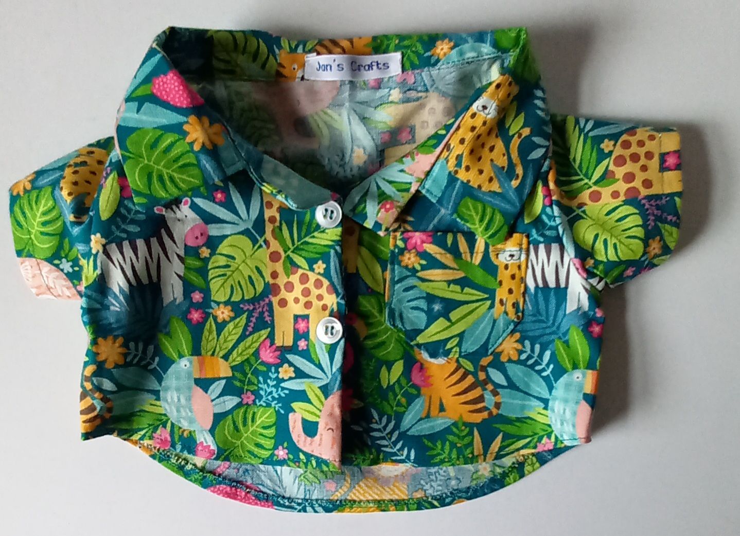 Shirt - jungle print cotton. NEW!