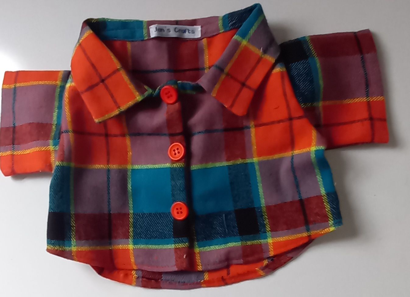 Shirt - red and blue check