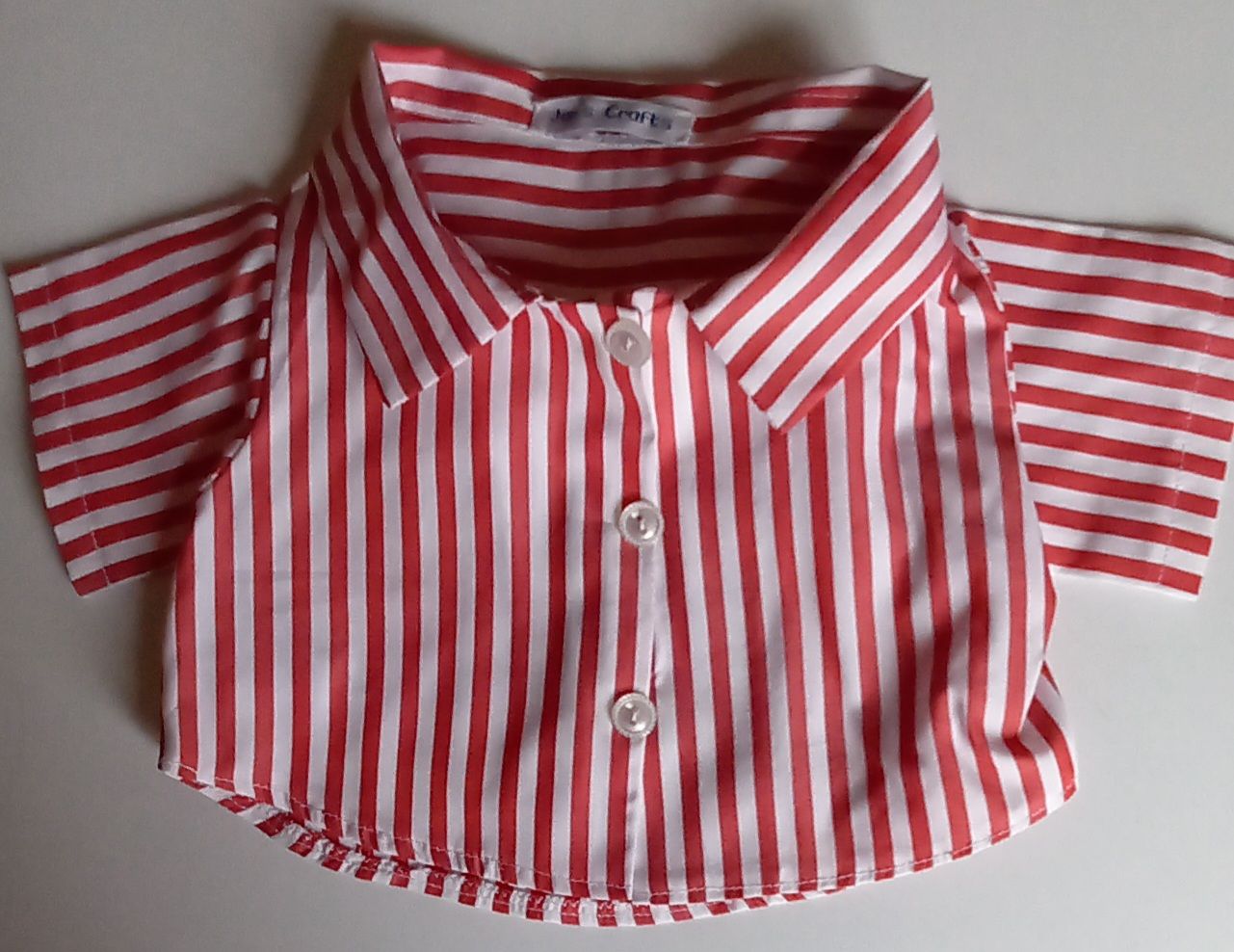 Shirt - Red and white stripe.
