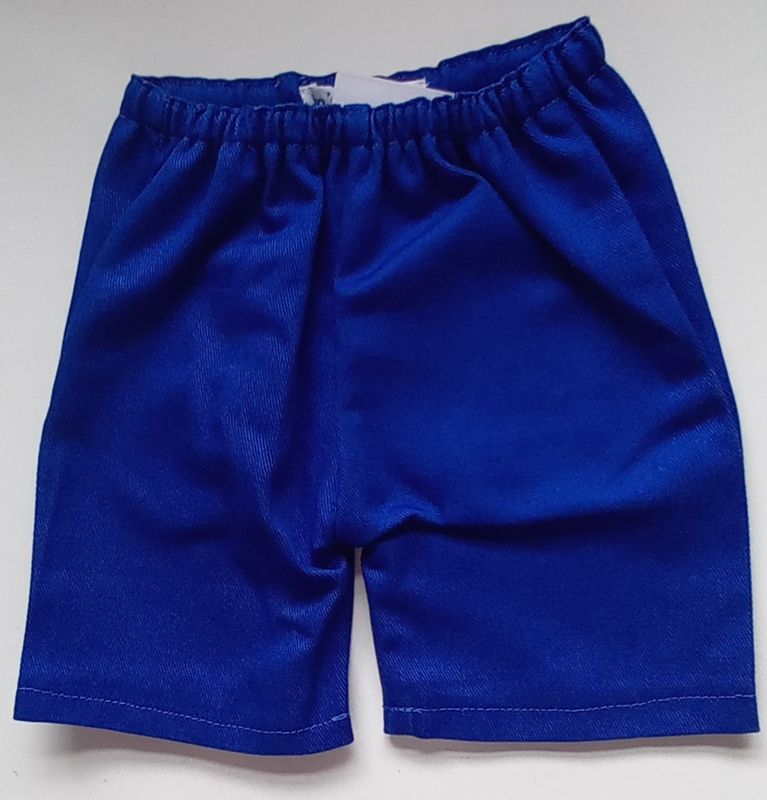Trousers plain - royal blue twill