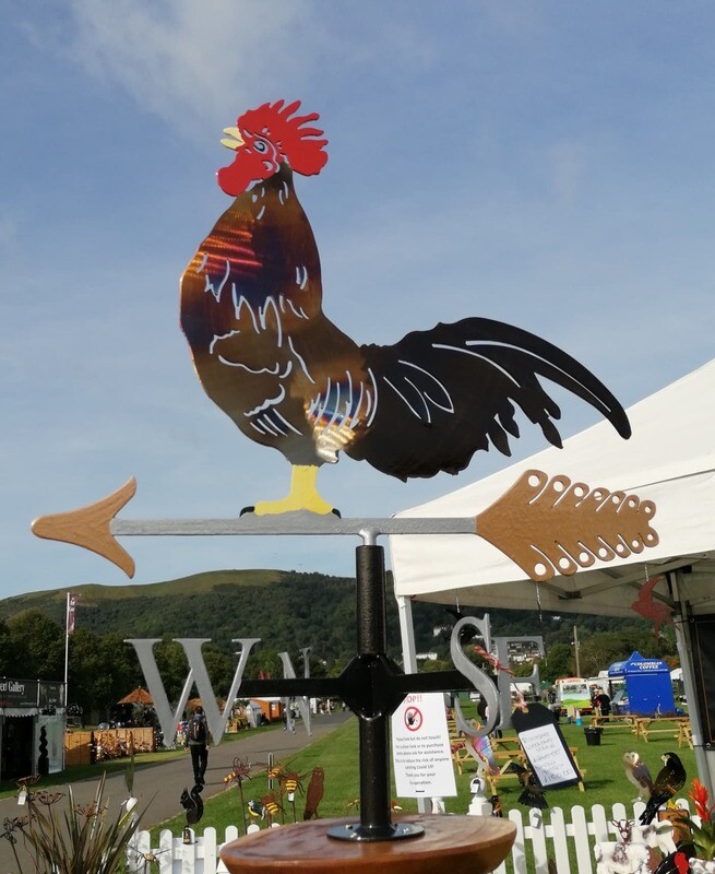 Crowing Rooster Weather  Vane