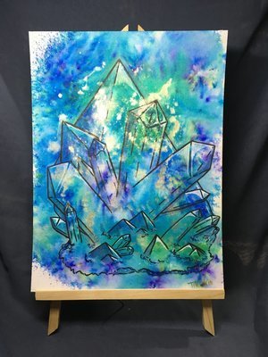 Large Crystal Paintings