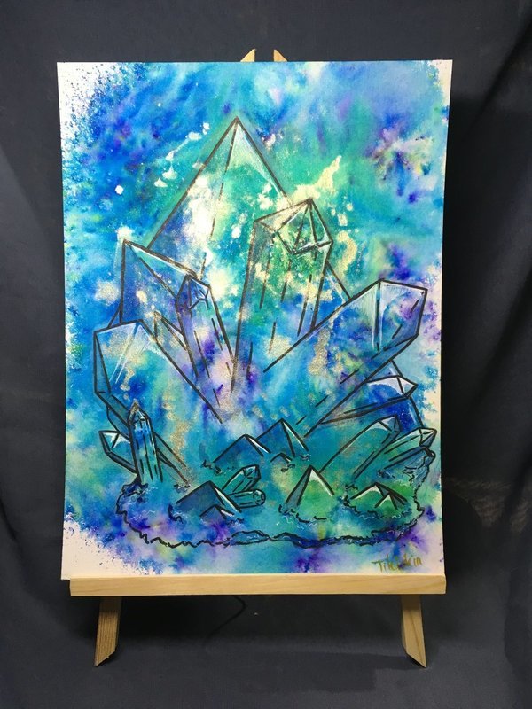 Large Crystal Paintings