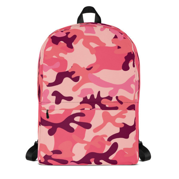 Backpack Pink Camouflage