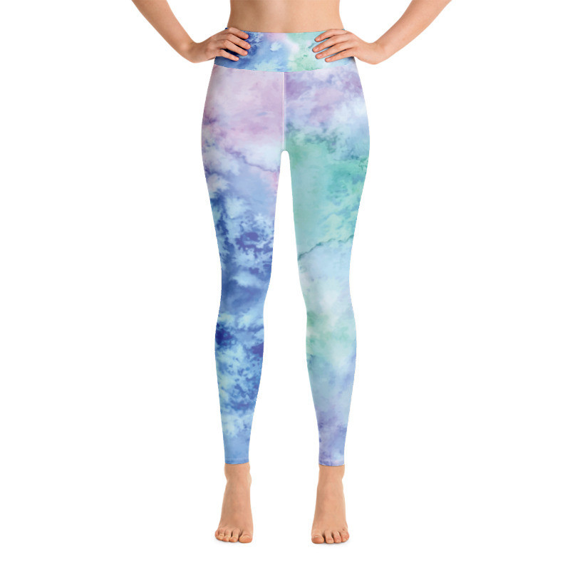 Yoga Leggings Watercolor