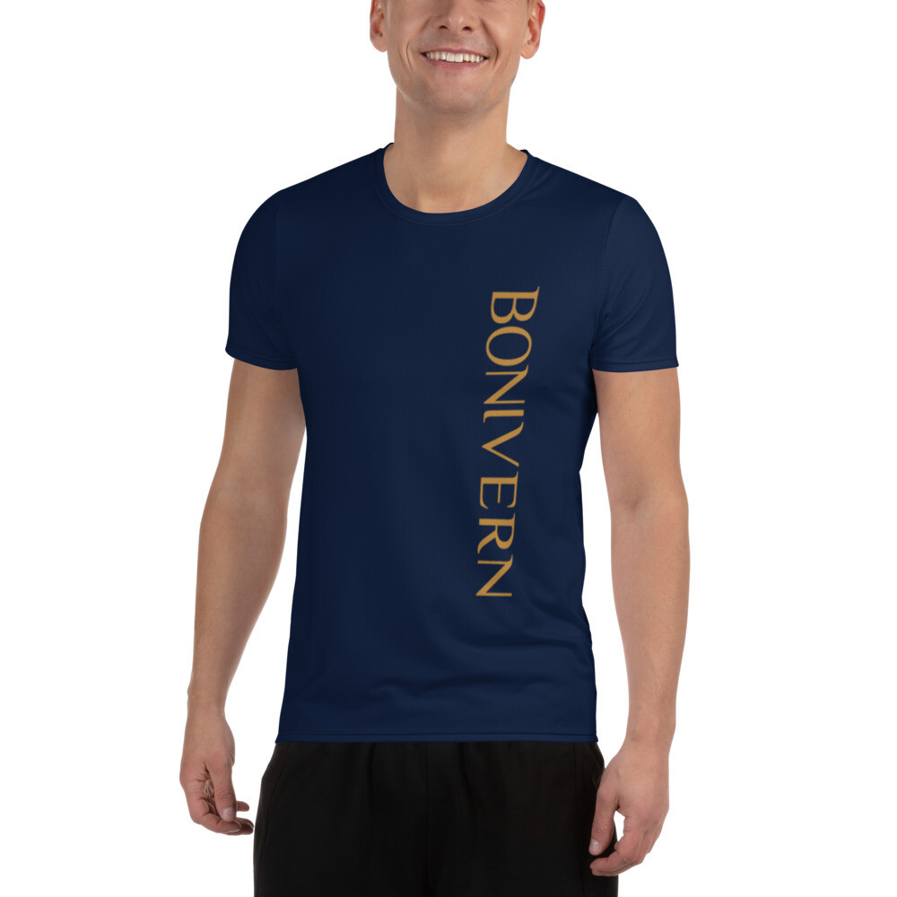 Bonivern Men's Athletic T-shirt Navy