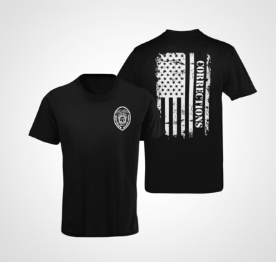Corrections Distressed Flag "Patch" Tee