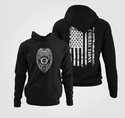 Corrections Full Front Badge Hoodie