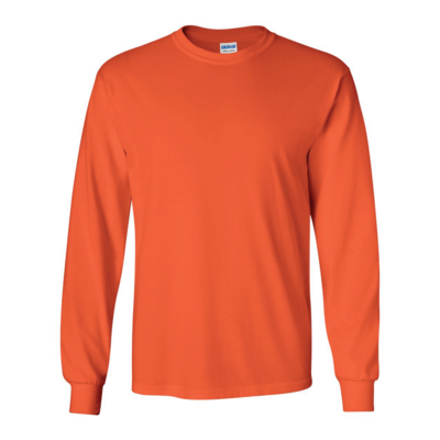 Unisex Solid Color Long Sleeve Tee