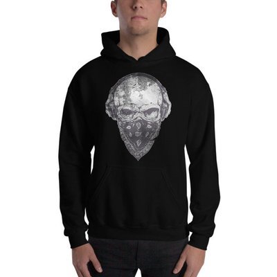 Rockin&#39; Skull Hooded Sweatshirt