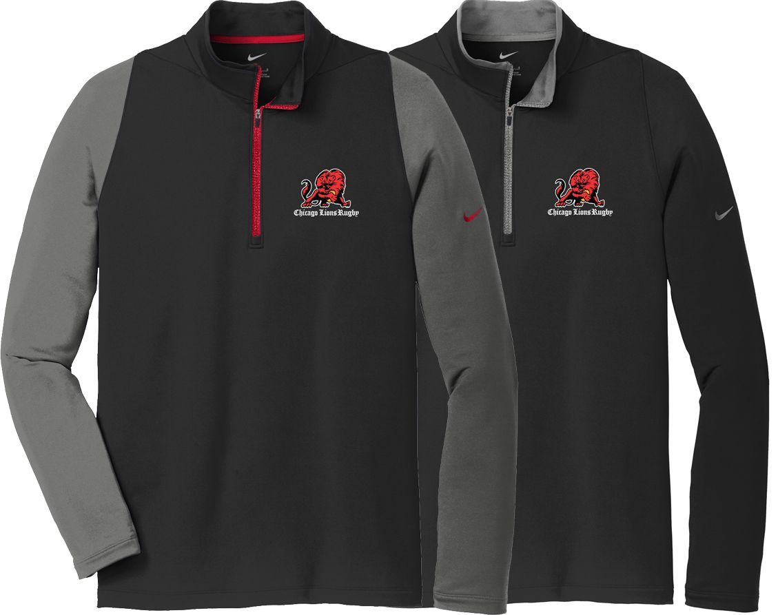 Lions - Nike Dri-Fit 1/2 Zip Pullover Lions - Nike Dri-Fit 1/2 Zip Pullover