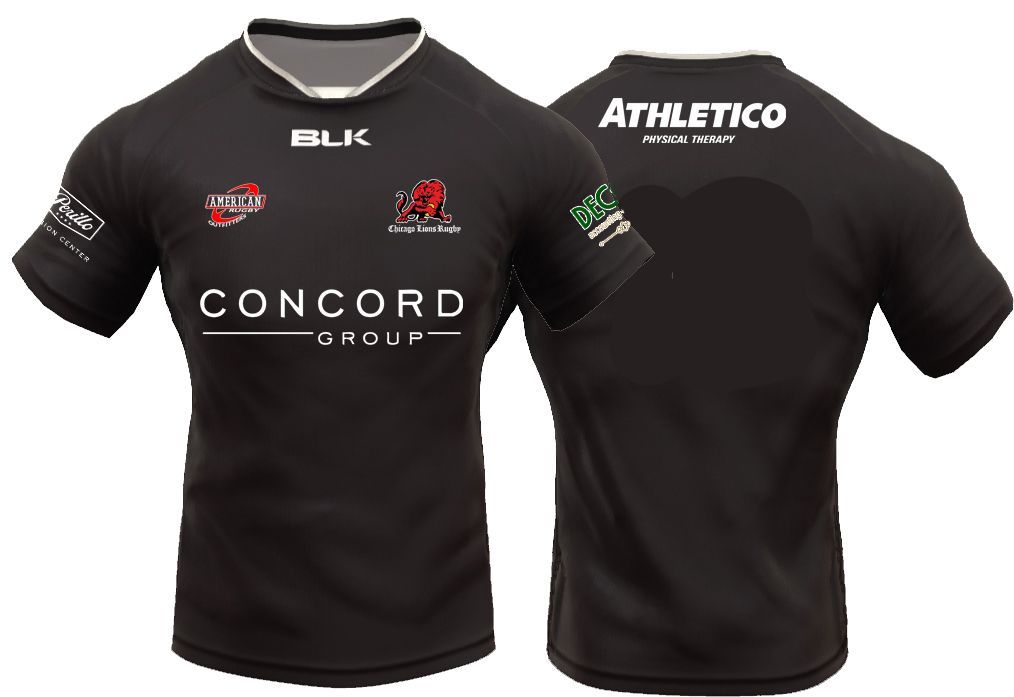 Lions - Authentic BLK Men's Home Jersey Lions - Authentic BLK Men's Home Jersey