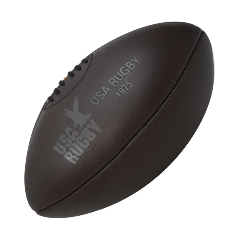 USA Rugby Vintage Leather Ball by Gilbert