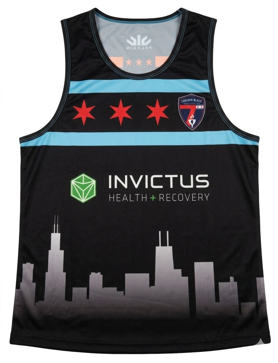 Blaze - Chicago Flag Jersey Tank *CLOSEOUT* Blaze - Chicago Flag Jersey Tank *CLOSEOUT*