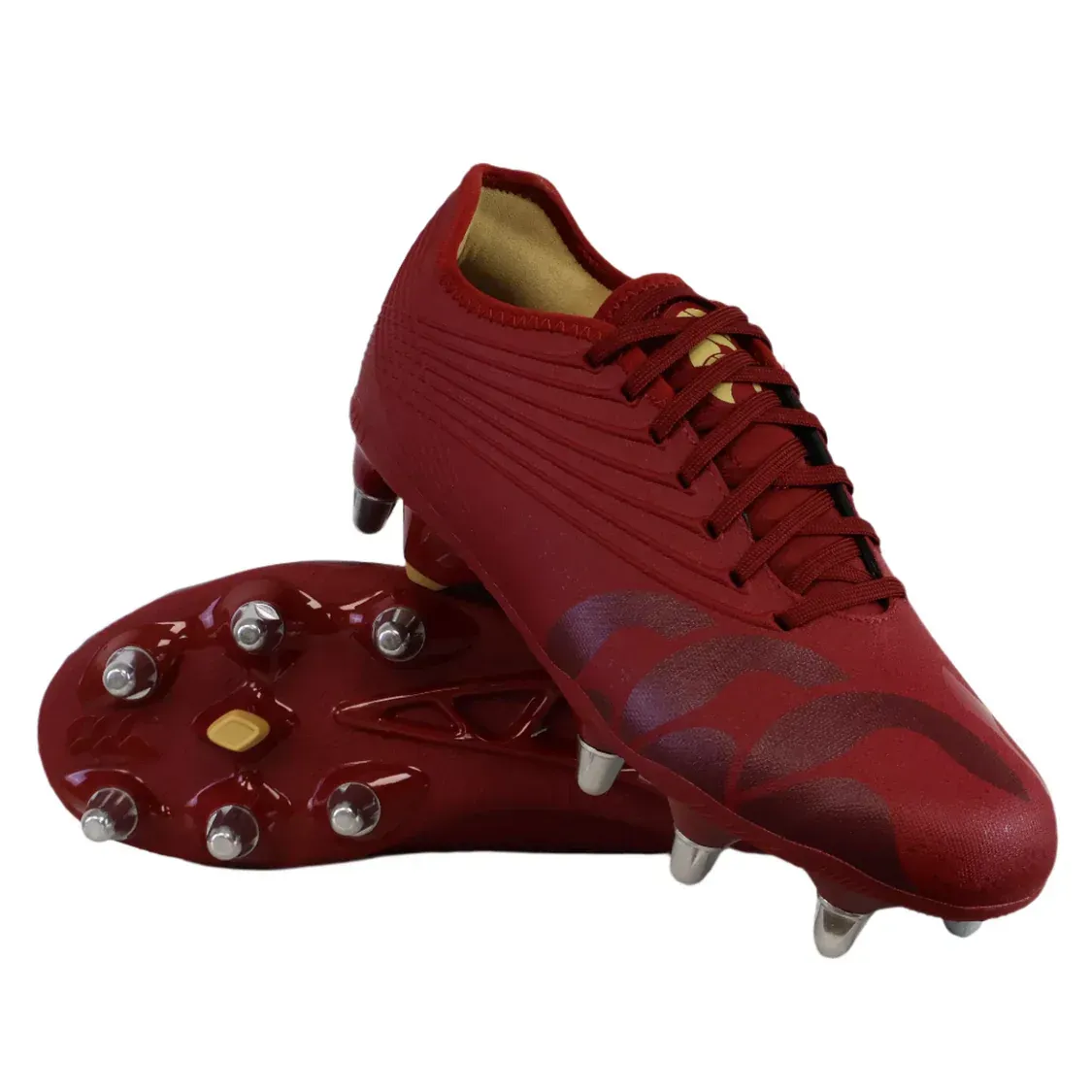 Canterbury Stampede Groundbreak Pro (SG) Boots - Red Dahlia Canterbury Stampede Groundbreak Pro (SG) Boots - Red Dahlia