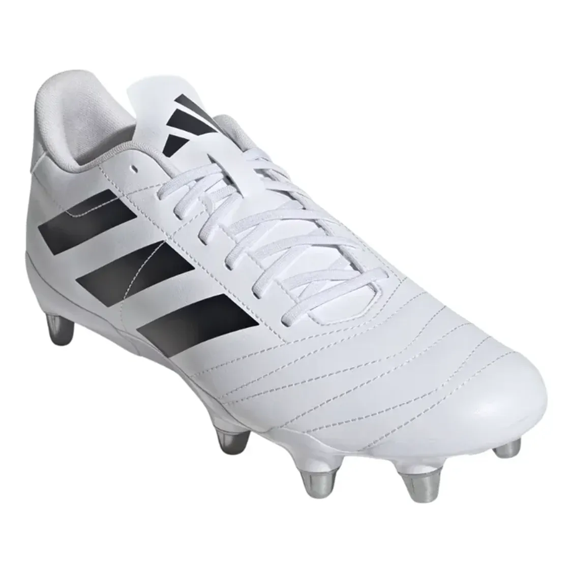 Adidas Kakari (SG) Boots - White/Core Black/Silver Metallic